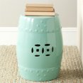 thumbnail image 2 of Safavieh Modern Ming Ceramic Garden Stool in Light Aqua, 2 of 2
