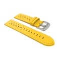 thumbnail image 3 of Extra Long (XL) 20mm GT Rally Perforated Leather Watch Strap Band, Stainless Steel Buckle, 3 of 7