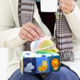 thumbnail image 1 of B Infant Sensory Tissue Box Toy Crinkle Sound Pull Scarves Activity Educational Developmental Toy For Babies Fine Motor Skills Learning Gift, 1 of 3