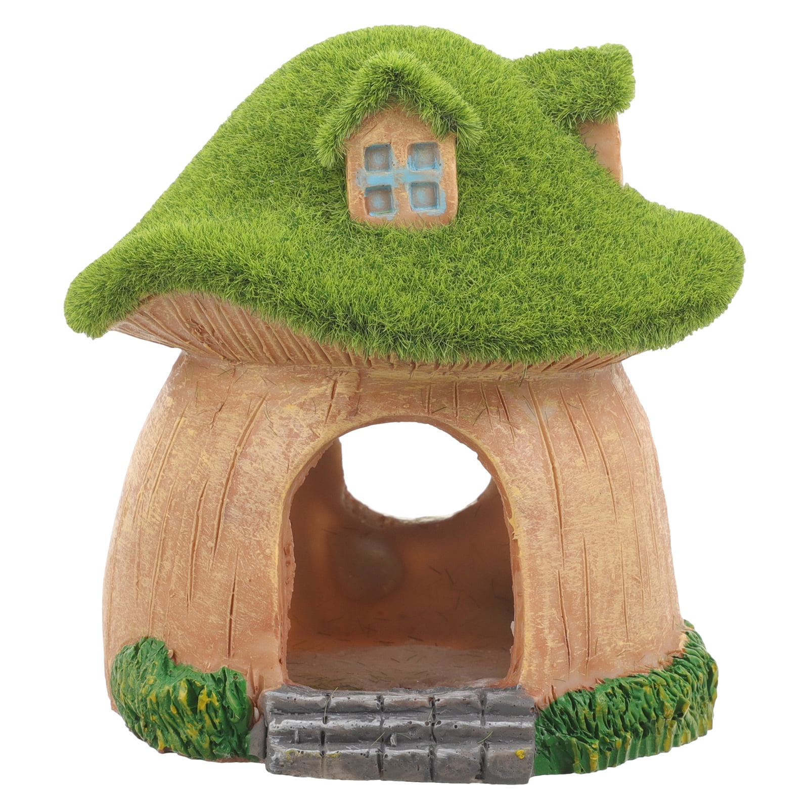 Aquarium Fish Hideout Resin Fish Tank Ornament Mushroom House Fish Shelter Aquarium Decoration