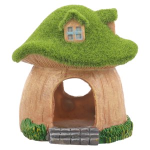 Aquarium Fish Hideout Resin Fish Tank Ornement Champignon Maison Fish Shelter Aquarium Décoration