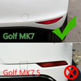thumbnail image 1 of For -Golf 7 MK7 GTD 2012-2015 Rear Bumper Splitter Canard Fog Lamp Light Air Vent Side Trim Cover Bright Black, 1 of 5