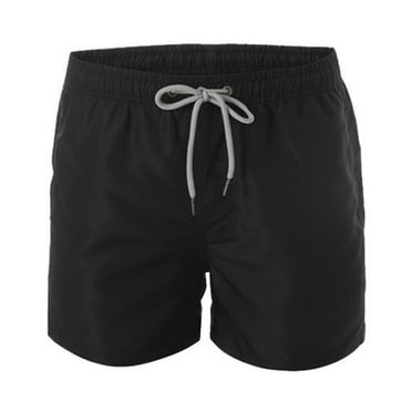 Ketyyh-chn99 Mens Shorts 2024 Fashion Mens Athletic Shorts Board Shorts with Mesh Lining Breathable Beach Shorts Swimwear Bathing Suits Black,L