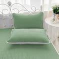 thumbnail image 4 of Chmadoxn Bedspread & Coverlet Sets Natural Emulsion Mattress Topper Layer Of Emulsion Foam Breathable Responsive Support Three-Piece Set Sheets Plus Two Pillowcases latex bed cover, 4 of 9