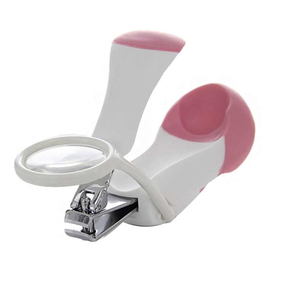 MesaSe Loupe en Acier Inoxydable Coupe-Ongles Loupe avec Fixation Bébé Enfants Adultes Outil de Manucure