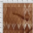 thumbnail image 3 of oneOone Rayon Brown Fabric Argyle Sewing Material Print Fabric By The Yard 56 Inch Wide, 3 of 4