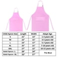 thumbnail image 2 of TOPTIE Cotton Canvas Kid & Parent Cooking Aprons and Chef Hat Set, 2 of 7