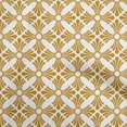 thumbnail image 1 of oneOone Polyester Lycra Dark Mustard Fabric Mosaic Craft Projects Decor Fabric Printed By The Yard 56 Inch Wide, 1 of 5