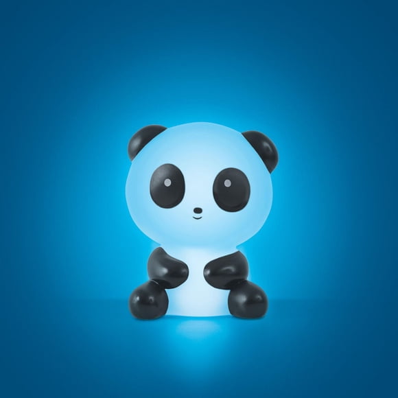 Merkury Innovations – Veilleuse LED Panda à changement de couleur, hauteur 5 pouces (1 pièce)