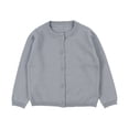 thumbnail image 1 of Baby Kids Girls Cardigan Long Sleeve Kid Button Sweater Girl Crew Neck Cardigans Sweater, 1 of 2