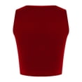 thumbnail image 5 of Débardeur zanvin pour Femmes, Haut d'Été Décontracté Sans Manches Uni à Col Rond pour Femmes, Chemisier Court Gilet, 5 of 5