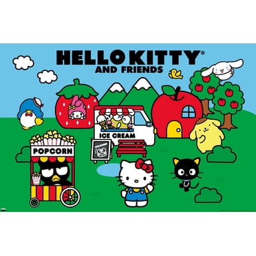 Hello Kitty and Friends: 21 Core - Field Wall Poster, 22.375" x 34"