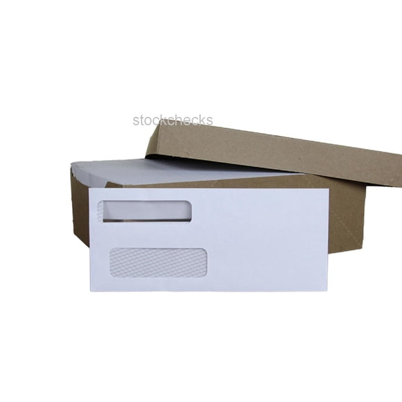 2,500ct, 9 Double Window Security - Tint Self Seal Envelopes: Fits Quicken, Quickbooks, Microsoft Money Checks, Quick Books, Intuit