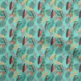 thumbnail image 1 of oneOone Polyester Spandex Turquoise Green Fabric Tropical Leaf Sewing Craft Projects Fabric Prints By Yard 56 Inch Wide, 1 of 5