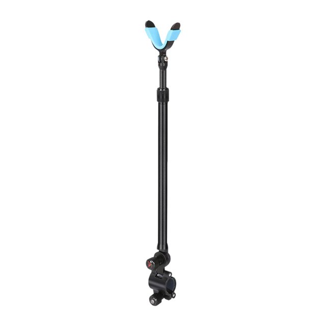 S SERENABLE Fishing Pole Rest Retractable Adjustable Fishing Rod Bracket for Fishing Box Black