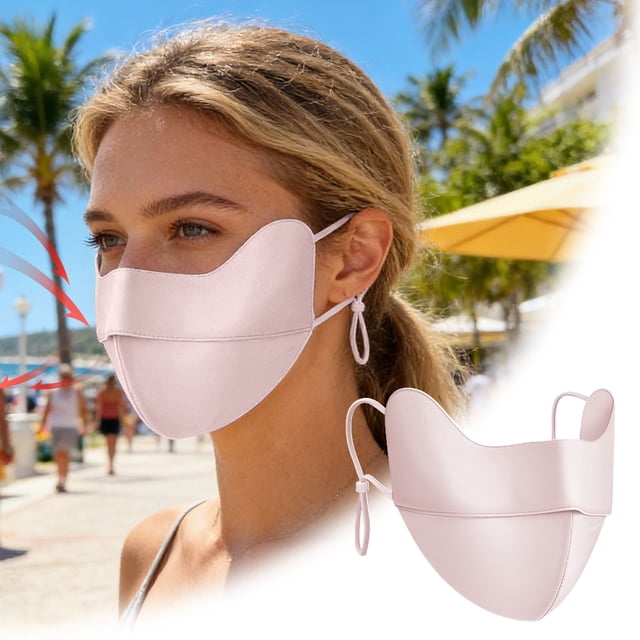 Outdor Protection Solaire Intégrale UPF 50+ pour Sports de Plein Air, Vélo, Randonnée avec Sangle Ajustable et Respirant