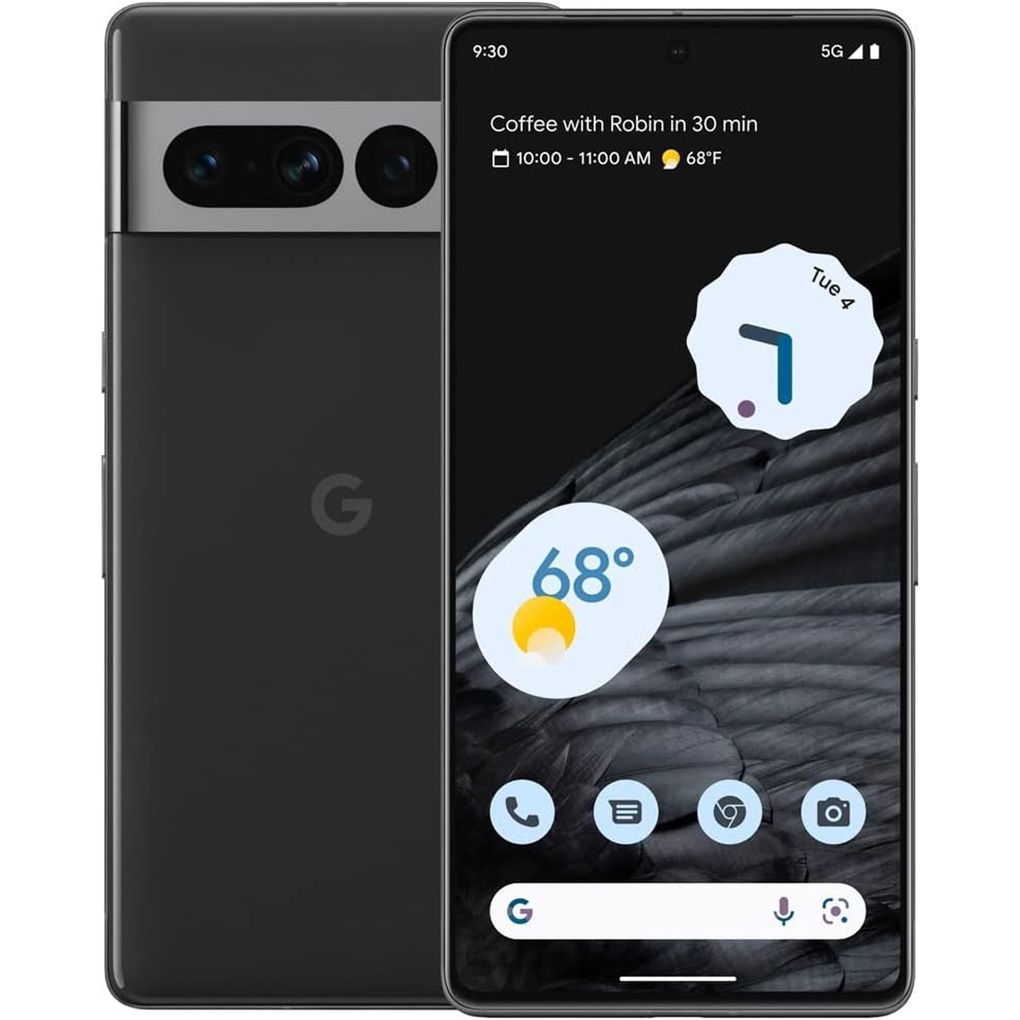 Google Pixel 7 – 128GB Smartphone – Obsidian Black – Unlocked