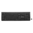 thumbnail image 1 of Clavier silencieux sans fil (Noir) blackweb ™, 1 of 2