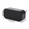 thumbnail image 3 of Usb Mini Computer Audio Card Speaker With Small Design For Laptop Desktop Pc External Amplifier Outdoor Party Color Standard Plastic Material, 3 of 8