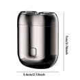 thumbnail image 2 of HHBEAUTY Rasoir Électrique Portable Mini, Étanche IPX7, Rasoir à Sec Multifonction Mini pour Hommes Électrique, Rasoir à Capsules, Rasoir de Nettoyage en Profondeur pour Hommes, 2 of 9