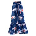 thumbnail image 1 of Nouvelle Robe de Plage Aguichant Imprimée Rétro Maillot de Bain Jupe Longue Tenue de Fête Tenue de Plage Été, 1 of 6