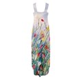 thumbnail image 5 of Sundresses for Femmes Sexy Femmes Summer Conception Robe Décontractée Progressive Sans Manches Suspendu Cou V-Cou Longues Robes de Plage for Femmes sur Clearance, 5 of 5
