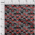 thumbnail image 2 of oneOone Cotton Poplin Red Fabric Geometric Craft Projects Decor Fabric Printed By The Yard 56 Inch Wide, 2 of 5