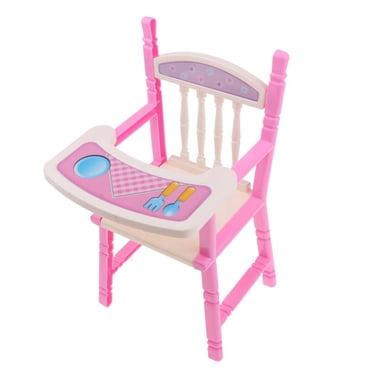 Cute High Chair Baby Doll Dining Chair For 9-11'' Reborn Furniture Accessory