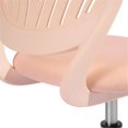 thumbnail image 3 of Homycasa Modern Mesh and Polypropylene Task Chair in Rose Pink, 3 of 8
