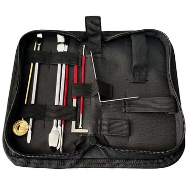 8 Pcs Outils de Réparation en Acier Inoxydable pour Saxophone, Clarinette, Flûte