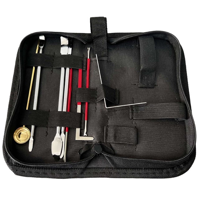 8 Pcs Outils de Réparation en Acier Inoxydable pour Saxophone, Clarinette, Flûte