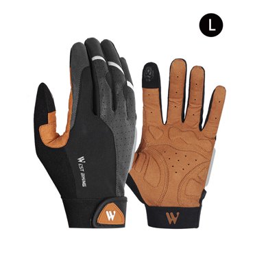 Destyer 1 Pair Cycling Gloves Touch Screen Windproof Warm Keeping Gloves Women Men Winter Accessory Anti-slip Cycling Gloves