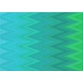 thumbnail image 1 of Ahgly Company Machine Washable Indoor Rectangle Transitional Dark Turquoise Green Area Rugs, 4' x 6', 1 of 7