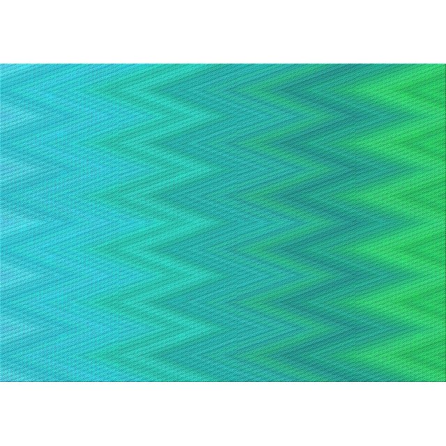 Ahgly Company Machine Washable Indoor Rectangle Transitional Dark Turquoise Green Area Rugs, 4' x 6'
