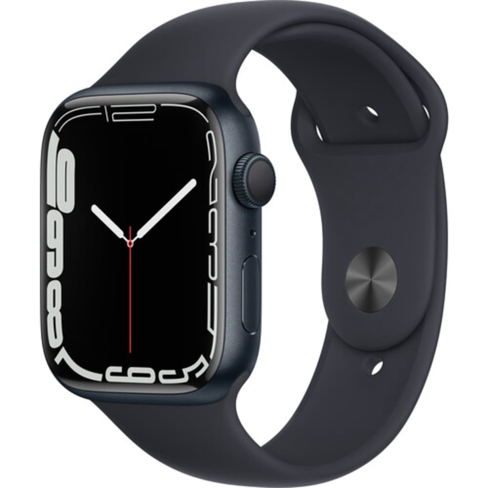 Pre-Owned Apple Watch Series 7 45mm GPS Midnight Aluminum Case - Midnight Sport Band (Like New)