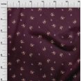 thumbnail image 2 of oneOone Tissu Popeline de Coton Imprimé Feuilles & Fleurs 1 Yard 56 Pouces de Large, 2 of 4
