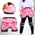 thumbnail image 3 of 3D Padded Hip Protection Guard Pad for Skateboarding Skiing Kids pink, 3 of 8
