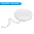 thumbnail image 3 of Unique Bargains 0.6 Inch x 50 Yard Organza Ribbon, Gift Wrapping Ribbon for Bouquet Cake Invitations Card Decoration, White, 3 of 7