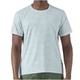 thumbnail image 2 of Mefallenssiah Mens T-Shirts, T-Shirt à Col Rond Décontracté à Manches Courtes, Couleur Unie, Été, Hommes, 2 of 6