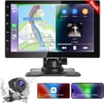 thumbnail image 1 of Wireless Apple CarPlay 9'' Touchscreen Dash Mount & Android Auto Portable Car Stereo, 1 of 7