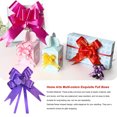 thumbnail image 4 of Unatoiry 10 Pieces Bow Pull Decor Festive Packing Lightweight Hand-Pulled Flower Wedding Birthday Christmas Holiday Accessory Rose/Purple 1Set, 4 of 6