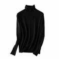 thumbnail image 1 of BLVB Chandails à Col Roulé à Manches Longues pour Femmes sous-Vêtements Thermiques Couche de Base Automne Hiver Chandails à Enfiler, 1 of 7