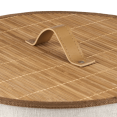 thumbnail image 4 of Bouclair Natural Round Bamboo Hamper with Lining and Faux Leather Handles, 4 of 7