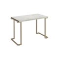 thumbnail image 2 of ACME Boice II Sofa Table in Faux Marble & Champagne, 2 of 2