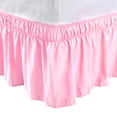 thumbnail image 1 of Unique Bargains Polyester Bed Skirt Elastic Wrap Around Dust Ruffle 15' Drop, 1 of 10