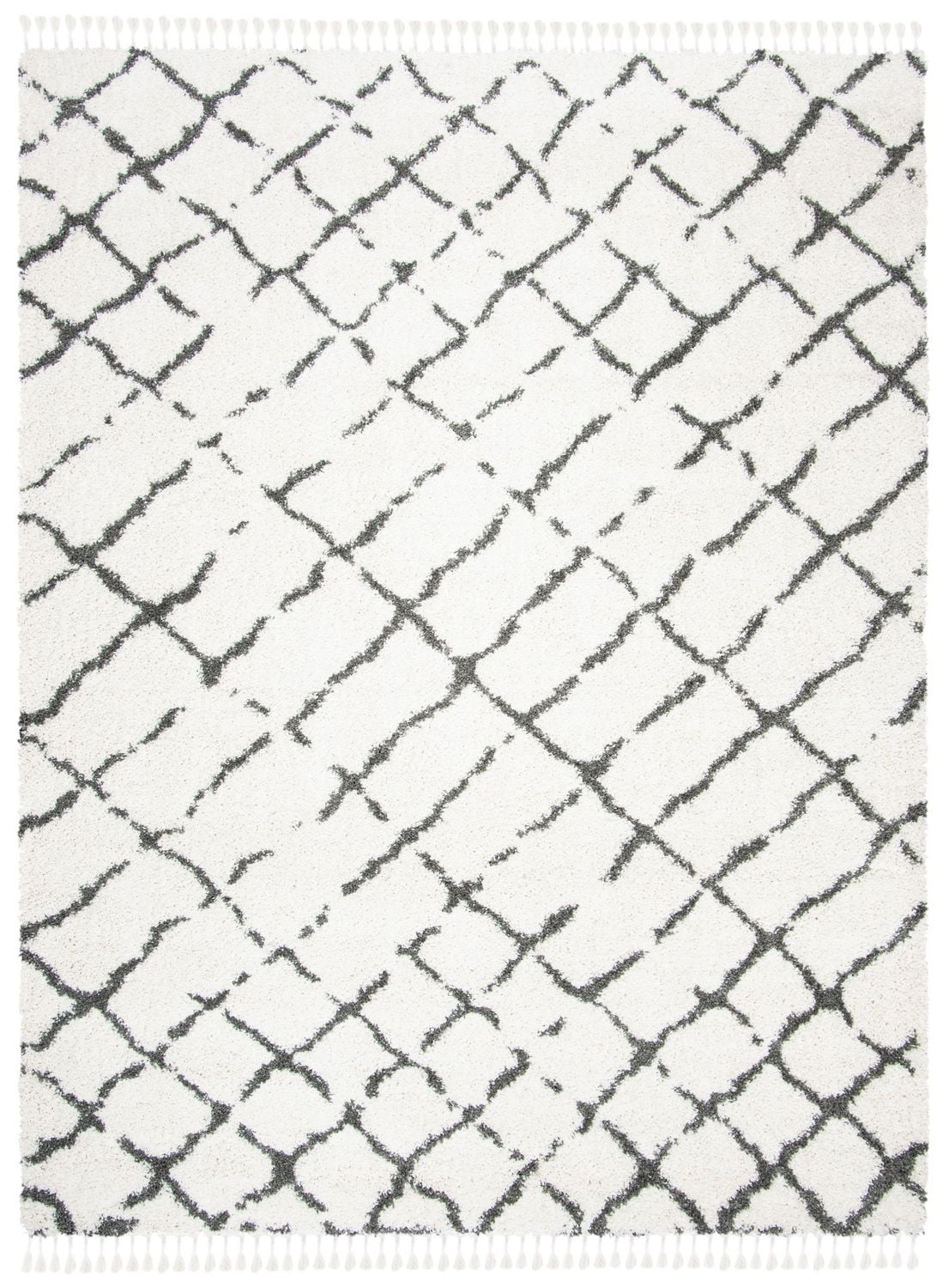Safavieh Moroccan Fringe Dorian Tapis Géométrique Shag