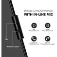 thumbnail image 4 of Wired Over Ear Headphones Studio Monitor & Mixing DJ Stereo Headsets, 4 of 5