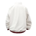 thumbnail image 4 of Dagegui Mens Bomber Jacket Lightweight Stand Collar Windbreaker Spring Fall Casual Jackets with Pockets Red XXL, 4 of 9
