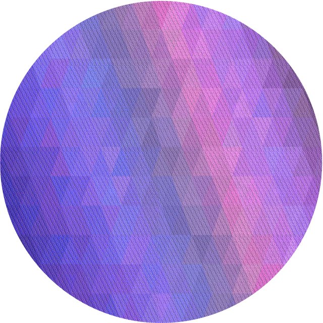 Ahgly Company Tapis d'Intérieur Lavables en Machine, Circulaires, Violets, 8' Ronds