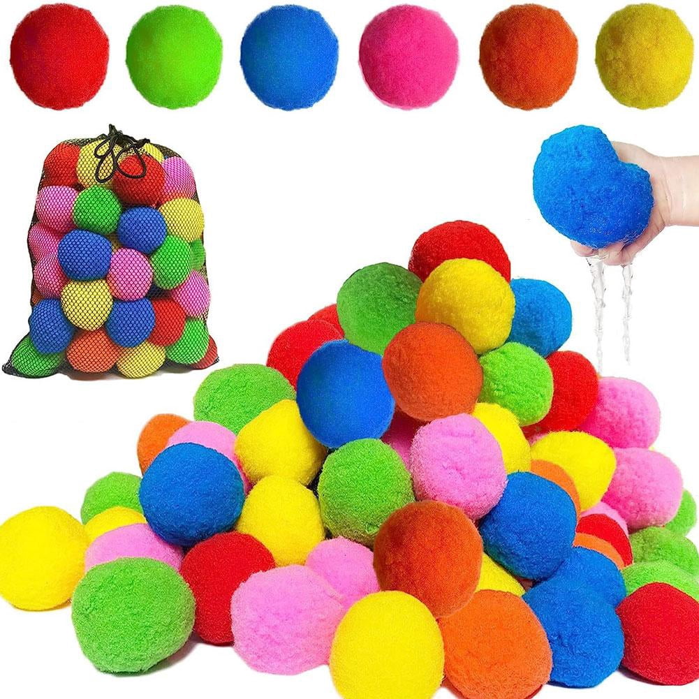 New Reusable Summer Water Sponge Balls Pool Toys H8S9 P3E4 Z5A1 Z7H3 T